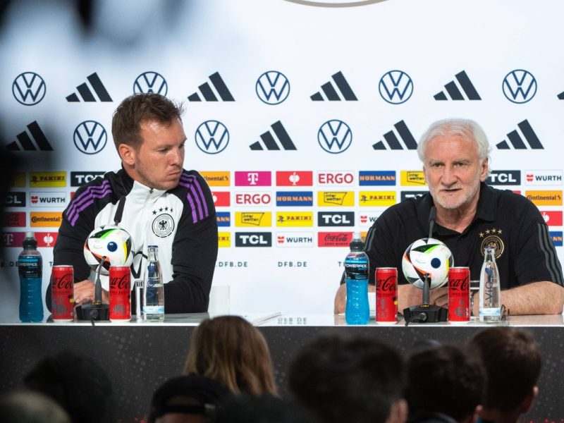 Julian Nagelsmann und Rudi Völler führen das DFB-Team.