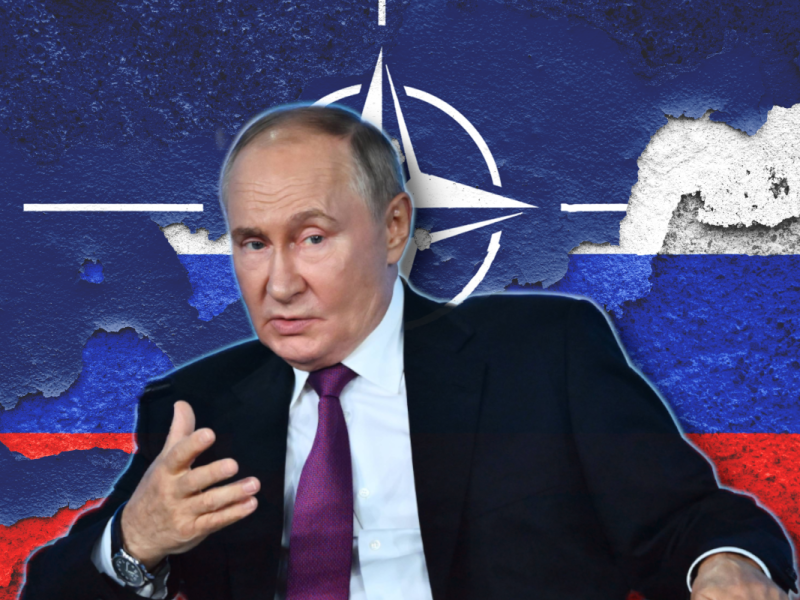 Wladimir Putin fühlt sich von der NATO provoziert. Anlass sind die Waffenlieferungen 