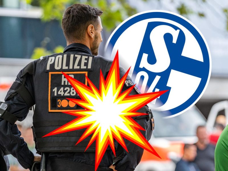 Zwischen Fans des FC Schalke 04 und der Polizei krachte es.