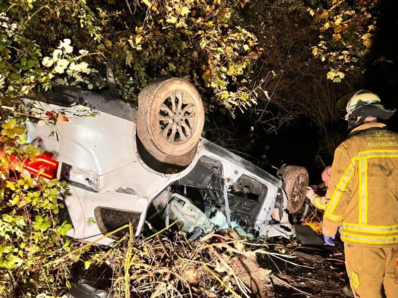 A42 in Duisburg Unfall