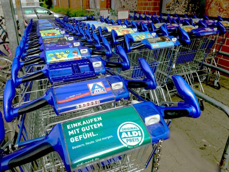 Aldi: Einkaufswagen