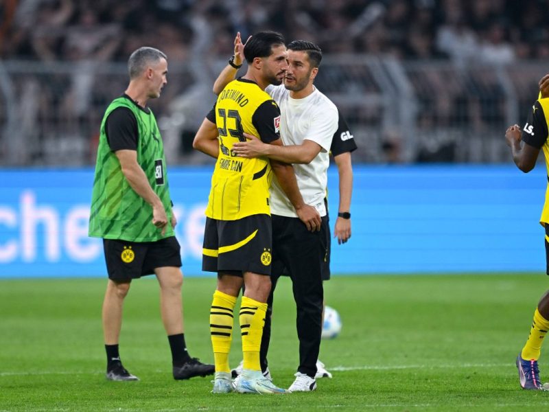 Nach der harschen Kritik an Emre Can haut Nuri Sahin auf den Tisch. Der Coach von Borussia Dortmund stellt sich entschlossen vor den Kapitän.