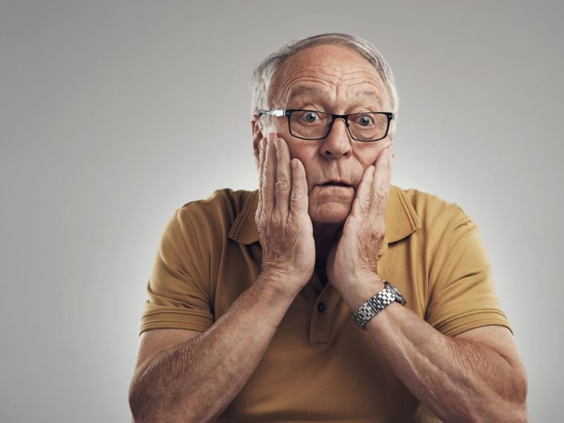 Horoskop erschrockenes Gesicht