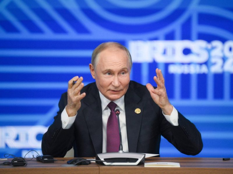 Wladimir Putin kann in der Ukraine große Geländegewinne verzeichnen.