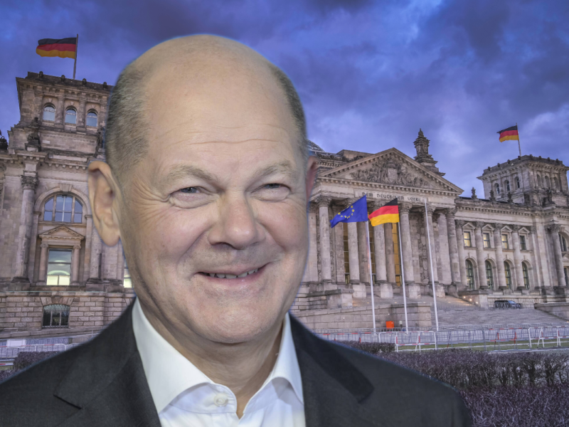 Olaf Scholz will seinen Platz im Kanzleramt verteidigen.