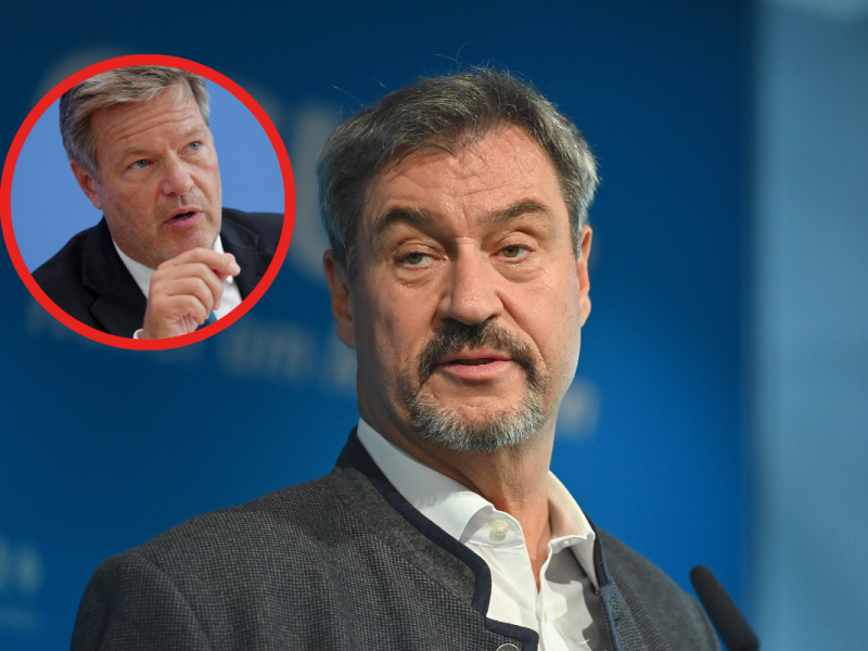 CSU-Chef Markus Söder stichelt gegen Habeck und Baerbock.