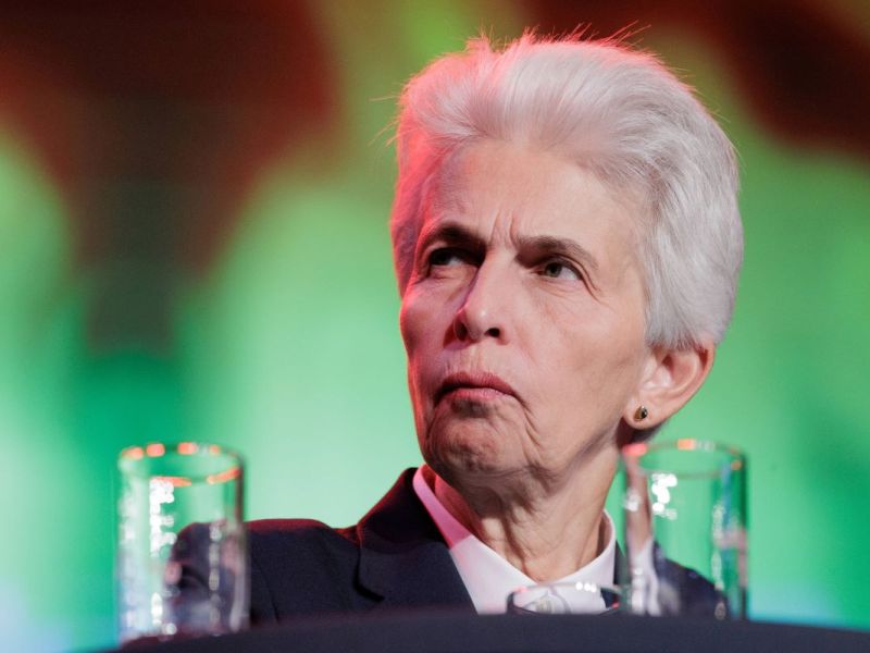 Marie-Agnes Strack-Zimmermann erhält den Negativpreis 