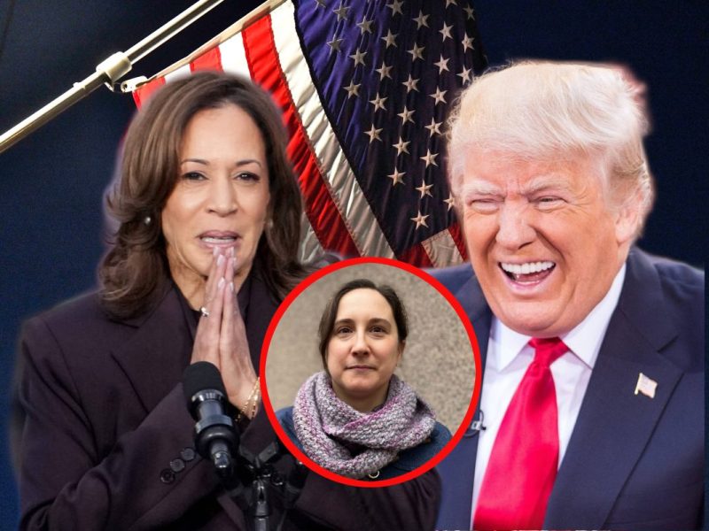 Amerikanerin in Essen