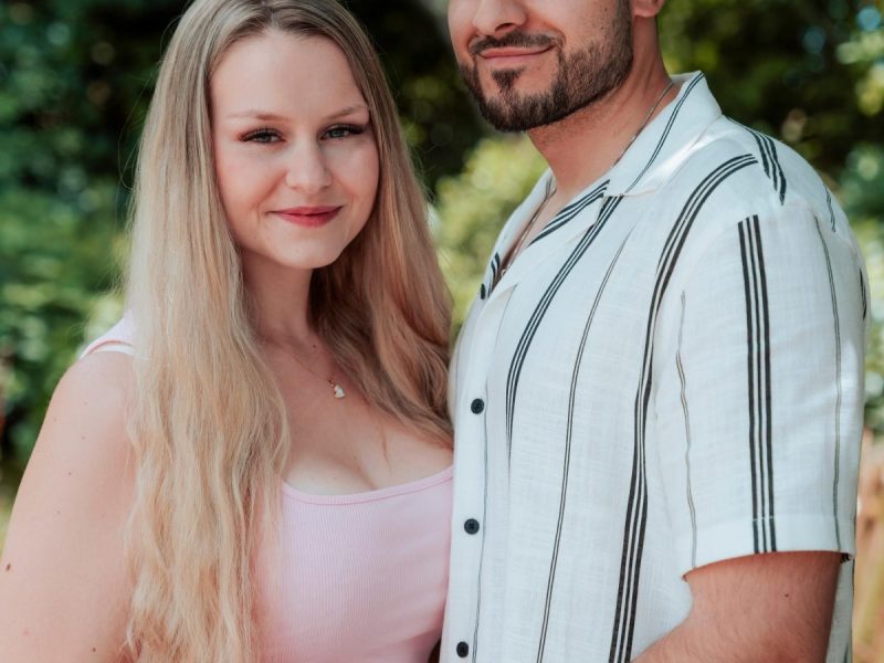 Sarah-Jane Wollny und Freund Tinush