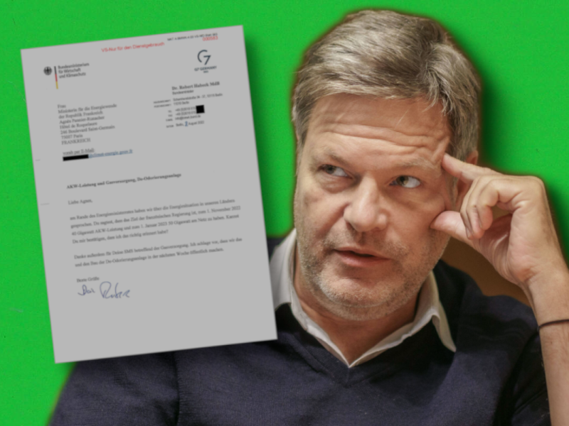 Wirbel um Atomstrom-Brief von Habeck