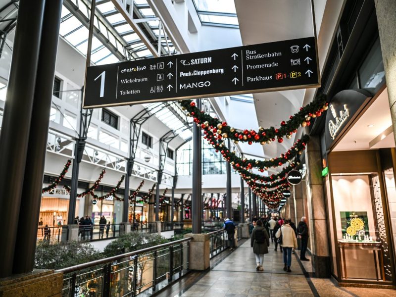 Das Centro Oberhausen zur Weihnachtszeit
