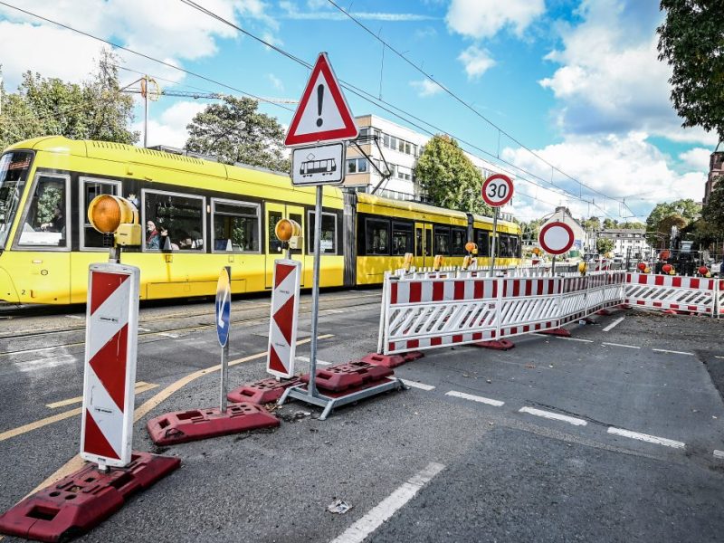 Die Umbauarbeiten der Ruhrbahn in Essen