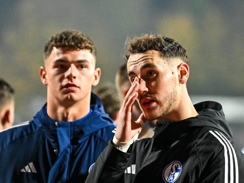 Luca Podlech und Justin Heekeren spielen beim FC Schalke 04 beide im Tor.