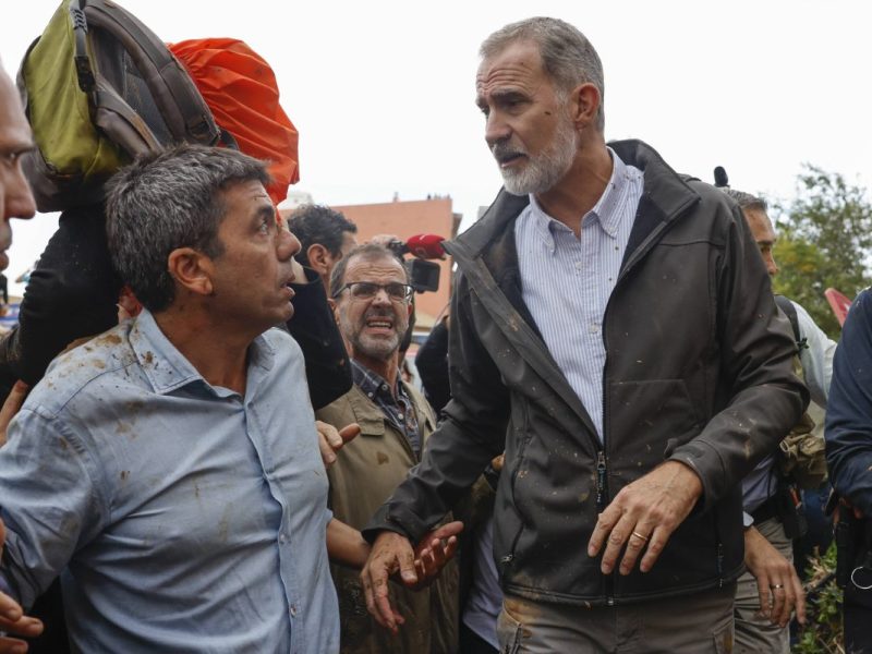 König Felipe Spanien Unwetter