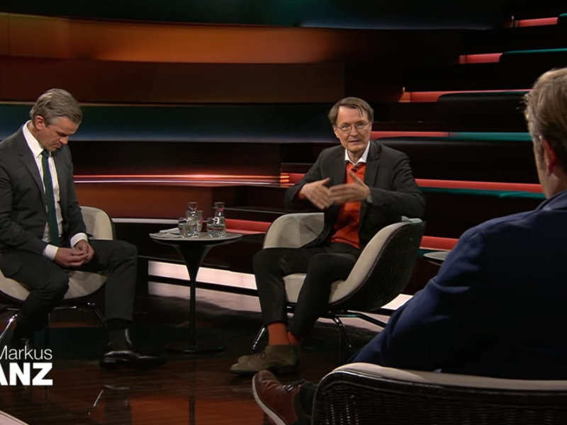 Bei Markus Lanz stand Olaf Scholz und die Kanzlerfrage im Mittelpunkt. Dabei geriet SPD-Politiker Karl Lauterbach regelrecht in Rage.