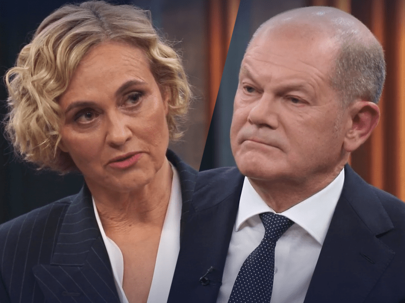 Caren Miosga: Scholz bei der ARD-Talkshow
