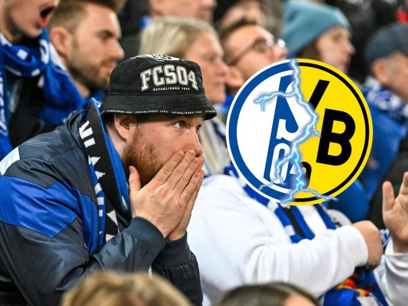 Der FC Schalke 04 verliert den BVB aus den Augen.