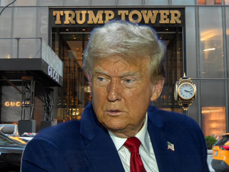 Donald Trump versinkt laut dem Magazin Forbes in Schulden.