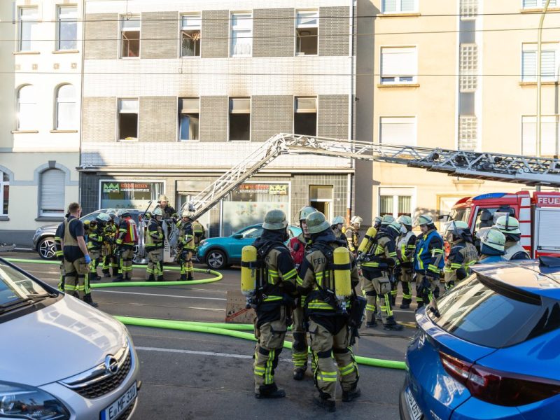 Wohnungsbrand auf der Altendorfer Straße in Essen