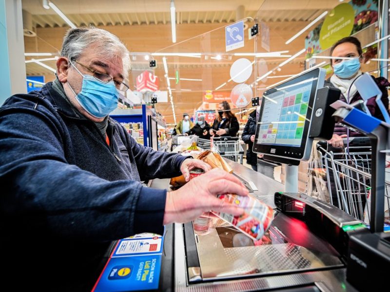 Kasse bei Lidl