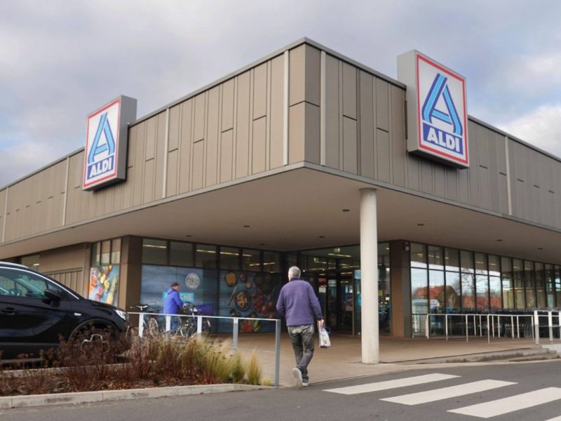 Aldi-Parkplatz