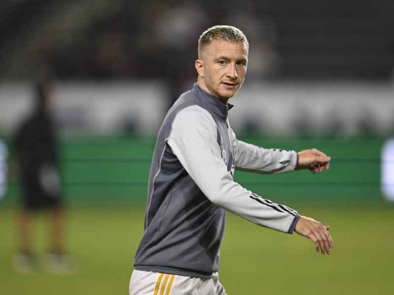 Für Marco Reus gibt es allen Grund zur Freude. Nach seinem BVB-Abgang hat er nun mit LA Galaxy seinen ersten Titel gefeiert.