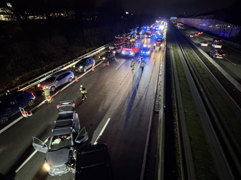 A40 in Essen: Unfall