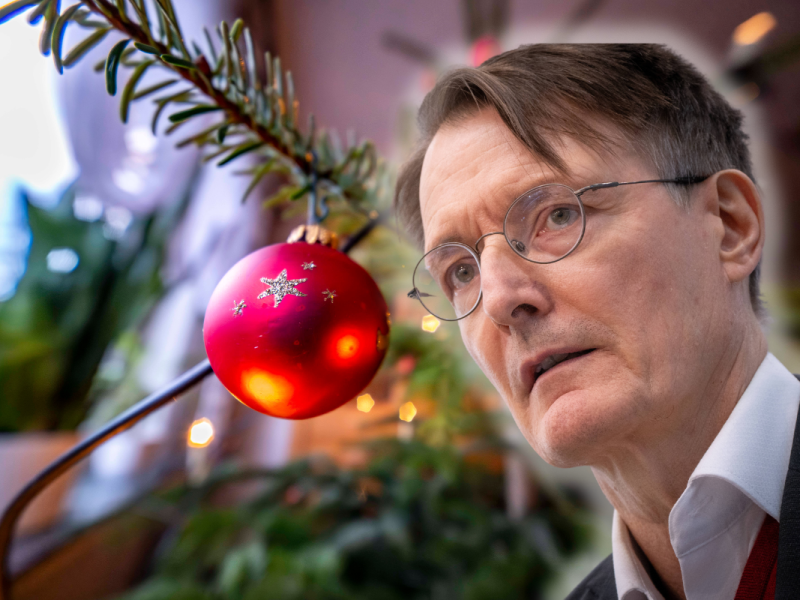 Weihnachtszoff für Gesundheitsminister Karl Lauterbach.