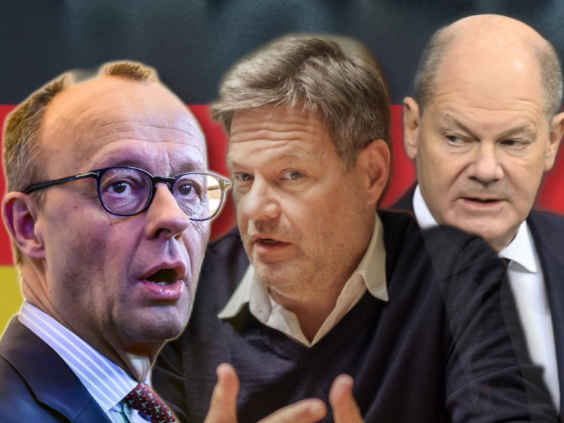 Die Kanzlerkandidaten Merz, Scholz und Habeck überzeugen viele nicht