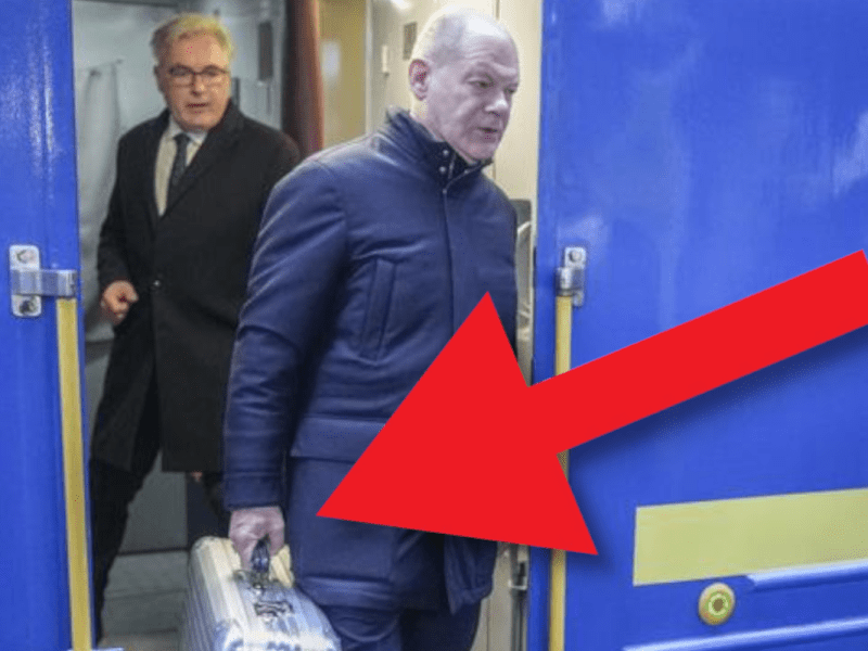 Kanzler Scholz in Kiew.