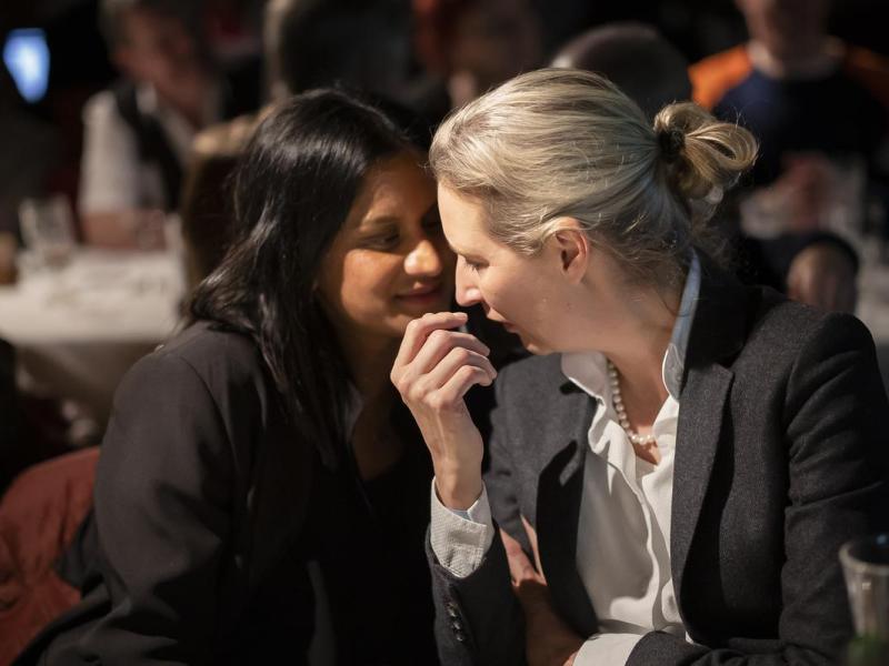 Sarah Bossard und Alice Weidel