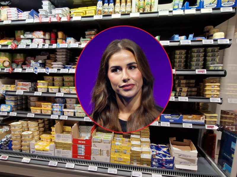 Sarah Engels hat im Supermarkt ihr Geld verloren.