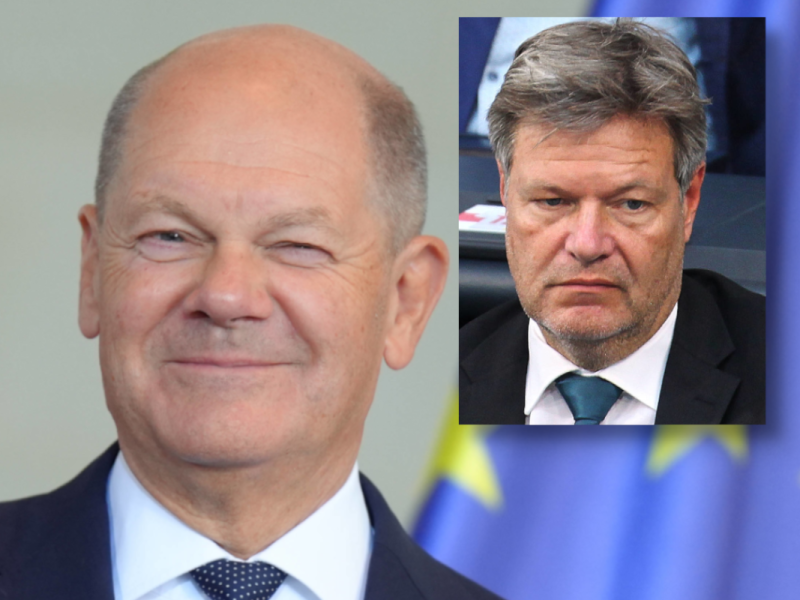 Umfrage-Erfolg für Scholz, Pleite für Habeck