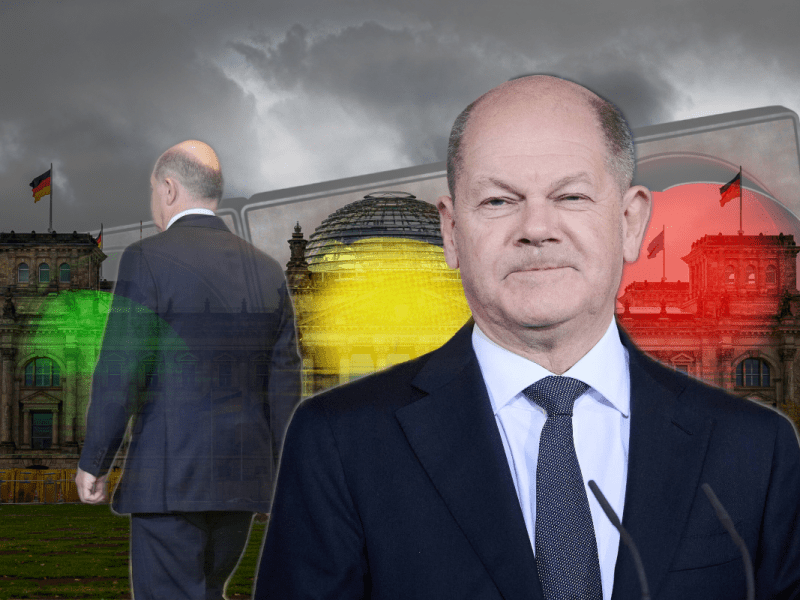 Olaf Scholz stellt die Vertrauensfrage.