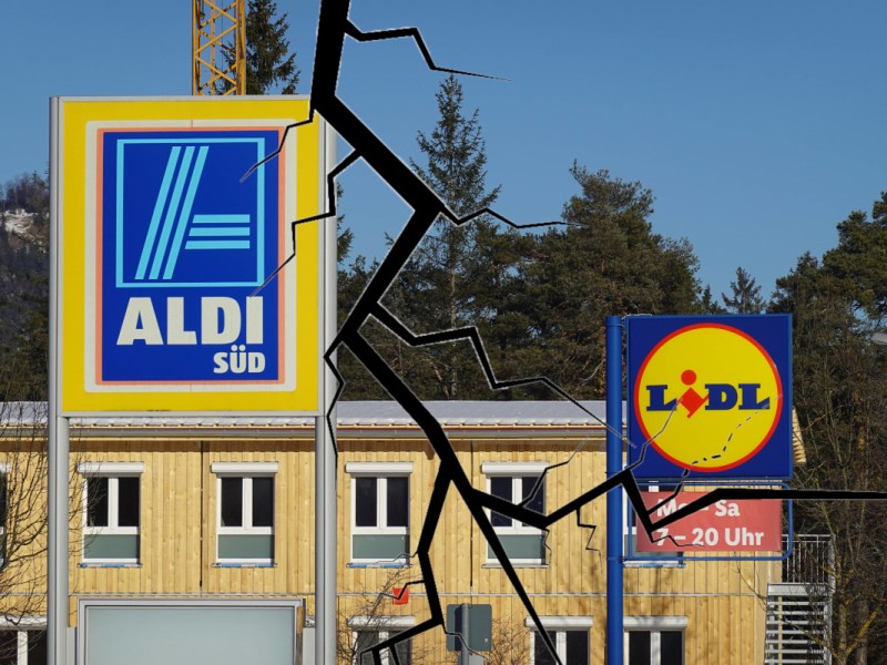 Aldi, Lidl - Wettkampf