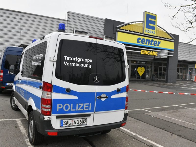 Polizei-Einsatz bei Edeka