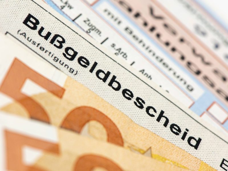 Bußgeld: NRW