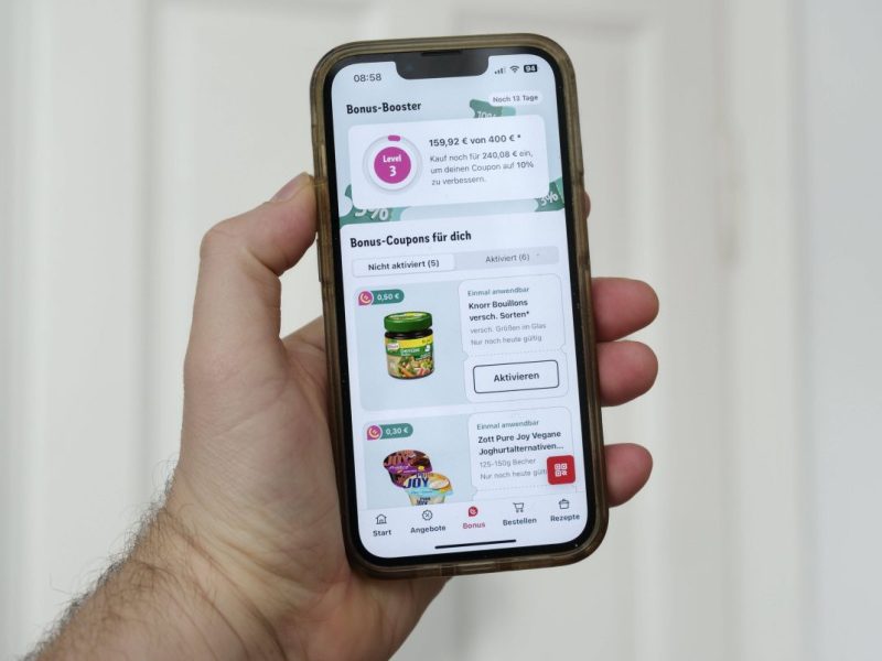 Die Rewe-App sorgt weiter für Ärger! (Symbolfoto)