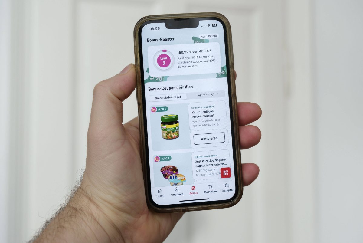 Die Rewe-App sorgt weiter für Ärger! (Symbolfoto)