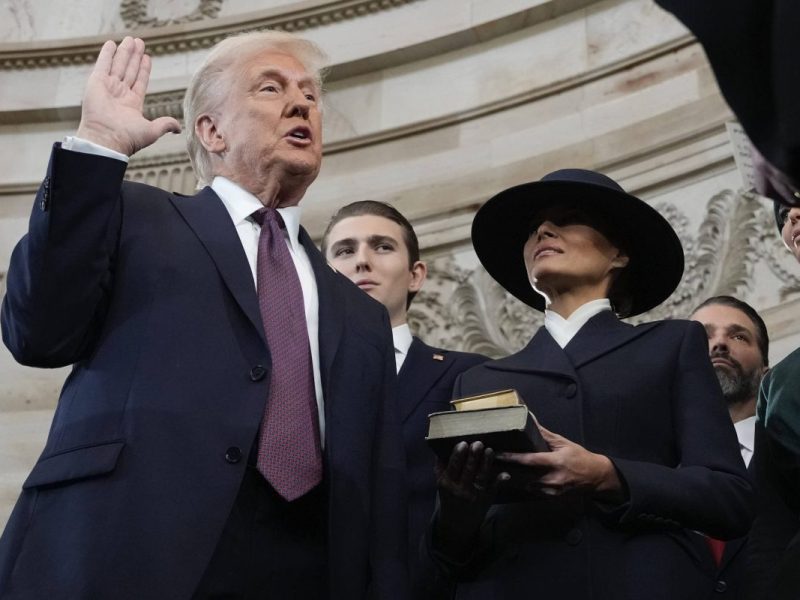 Amtseid: Trump ignorierte die Bibel.