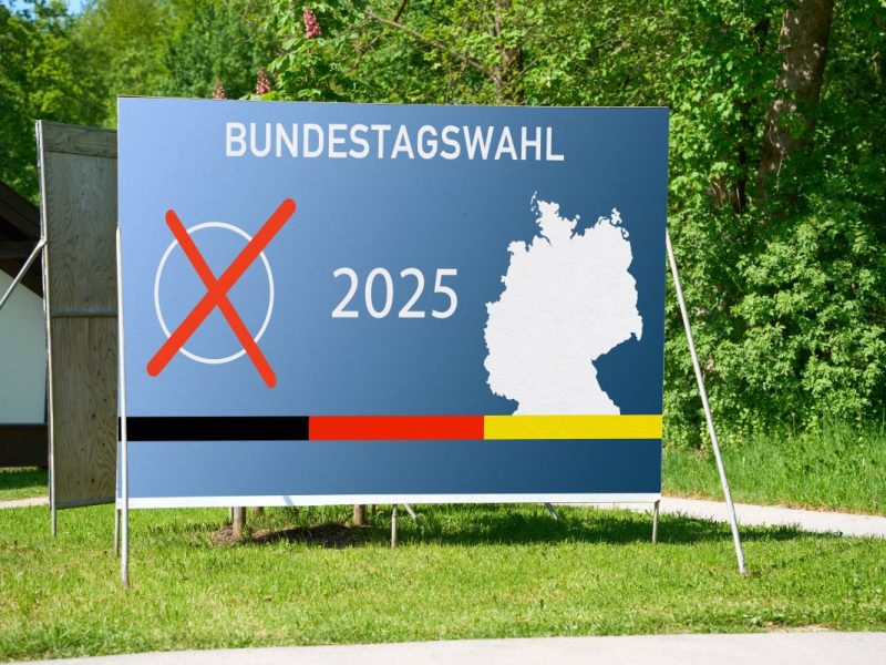 Bußgeld: Wahlplakat - Neuwahlen