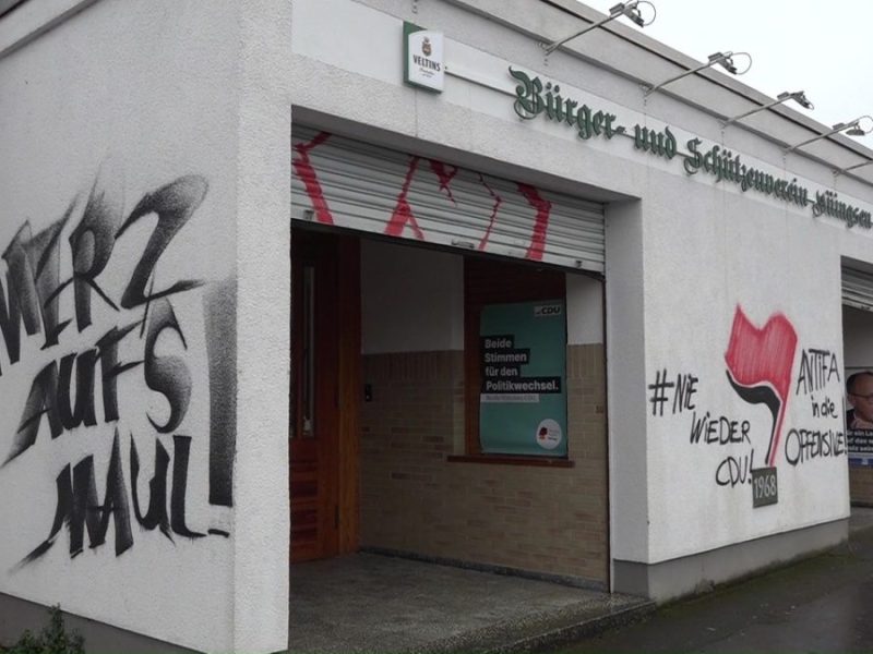 Friedrich Merz Schmierereien